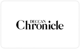 The logo for the media outlet Deccan Chronicle
