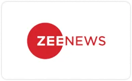 The logo for the media outlet Zee News