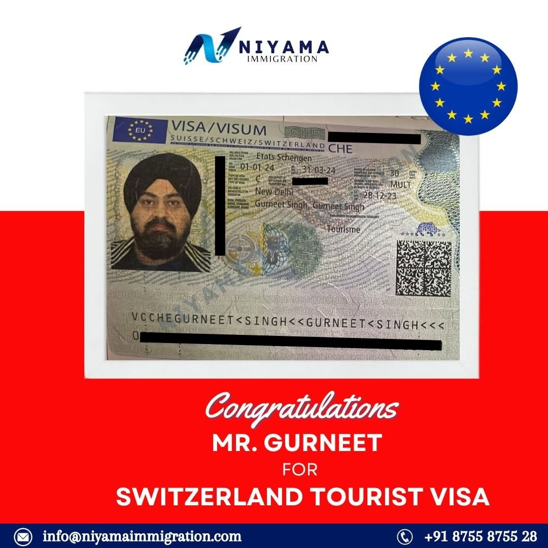 Close-up of a visa approval document