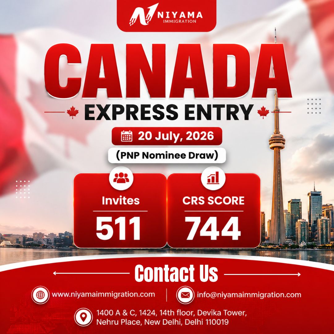 Canada Express Entry Draw – 20 July 2026 (PNP Nominee Program)